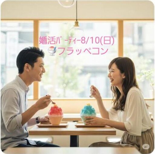 婚活パーティー ８/１０(日) フラッペコン